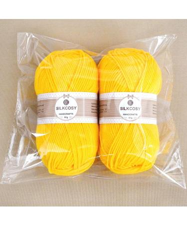 Soft 280 Yards Crochet Yarn Set - 2 Pcs Assorted Skin Colors | 4ply Acrylic Yarn for Hand Knitting - Buy Online on GoSupps.com