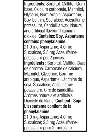 Dentyne Ice Spearmint Chewing Gum - 6 bottles (60 pieces) - Sugar-Free Gum Ice Spearmint 60 count (Pack of 6) - Buy Online on GoSupps.com