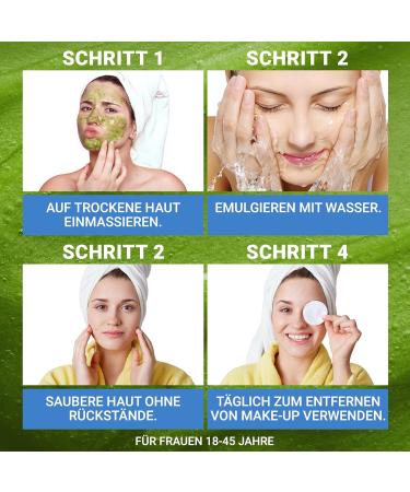 Marie Fresh Cosmetics Cleansing Balm - Gentle Makeup Remover & Slimming Skin Cleanser with Matcha Tea & Green Clay | Moisturizing Formula with Spoon - Shop Internationally! - Buy Online on GoSupps.com