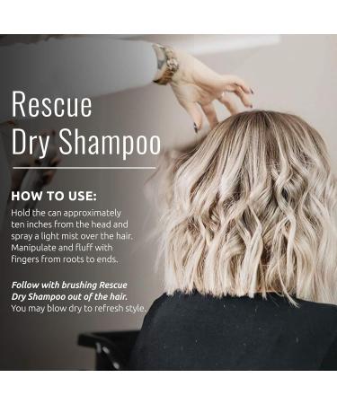 Rescue Dry Shampoo - Natural Vitamins & Minerals Keratin & Argan Oil Infused Paraben & Talc Free 10 Oz | Revitalize & Strengthen Hair - Buy Online on GoSupps.com