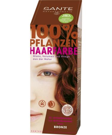 SANTE natural cosmetics plant hair color powder bronze henna powder 100 g (1 pack) bronze 100 g (1 pack)