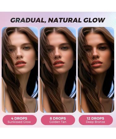 2Pcs Sunless Tanning Drops to Drink Natural Drinkable Sunless Tanning Drops Oral Self Tanning drop Gradual Glow Moisturizing Tanner for Face & Body Tanning Supplement Naturally Boost Melannin 1.69 Fl Oz (Pack of 2) - Buy Online on GoSupps.com