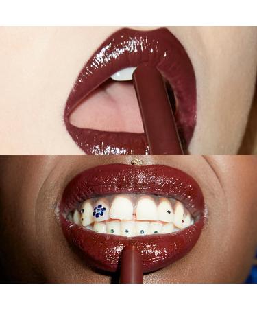 3INA MAKEUP - The Cherry Lip Glaze - Dark Cherry Latex Lipstick - Lipstick with Raspberry Seed Oil and Vitamin E - Creamy Formula - Vegan - Cruelty Free - Buy Online on GoSupps.com
