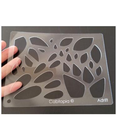 Cabtopia - Lapidary Jewelry Design Template StencilAdrift