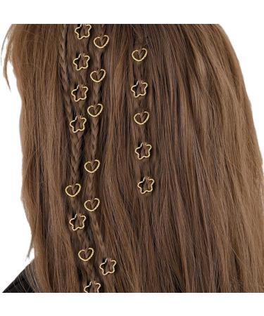 20/30 PCS Hair Beads Dreadlocks Hair Jewelry Women Braiding Hair Rings Clips Accessories Metal Cuffs Decoration A 30PCS - Buy Online on GoSupps.com