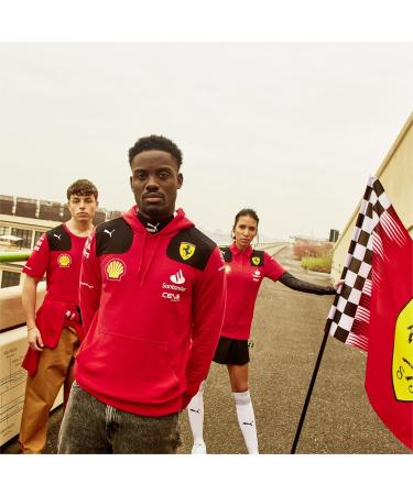PUMA Scuderia Ferrari 2023 Team Hoodie M Red - Official Merchandise for Racing Fans | International Shipping Available - Buy Online on GoSupps.com