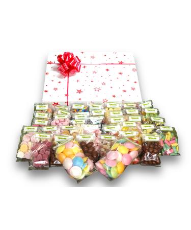 Retro Sweet hamper gift box - beautifully presented with a huge range of quality retro sweets | gift hampers for men and women | corporate gifts |