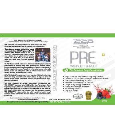 Buy Workout Canister Set - BSCG Certified Drug Free | SSP Nutrition - International Shipping Available - Buy Online on GoSupps.com