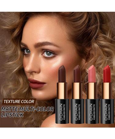 Matte Lipstick & Liquid Lipstick Set with Lip Liner - Long-Lasting Waterproof Makeup Gift Set (02) - Shop Internationally - Buy Online on GoSupps.com