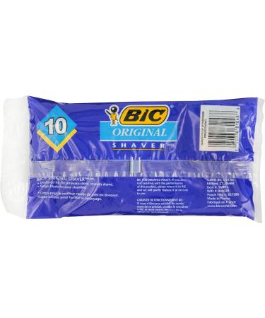 BIC Sensitive Disposable Razors Single Blade For a Smooth and Comfortable Shave 10-Count of Unisex Razors - Buy Online on GoSupps.com