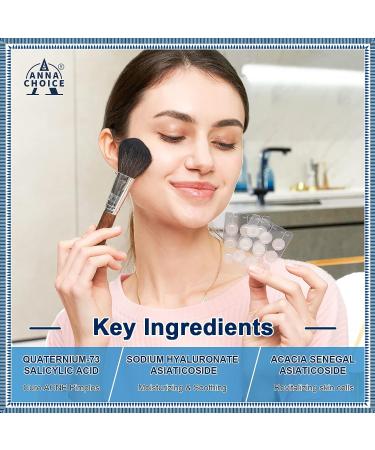 AnnaChoice Dissolvable Microdarts Acne Patches with Hyaluronate Salicylic Acid-Hydrocolloid - 18 Count - Buy Online on GoSupps.com