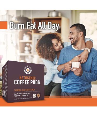 Rapidfire Caramel Macchiato Keto Coffee Pods - Energy & Metabolism Support - 16 Count - Buy Online on GoSupps.com