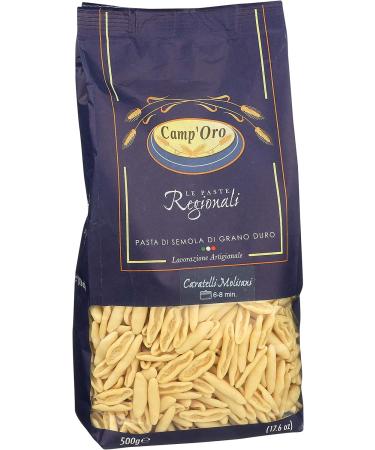 Camp'Oro Le Regionali Italian Pasta Cavatelli Molisani 17.6oz (Pack of 20) - Buy Online on GoSupps.com