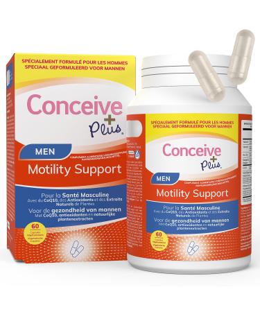 Conceive Plus Mobility Boost for Men Male Fertility Dietary Supplement Vitamin E Zinc Ginseng CoQ10 Increased Count 60 Tablets 30 Day Treatment