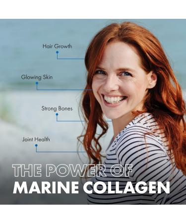 Marine Collagen Supplements for Women & Men 1200mg | 120 High Strength Marine Collagen Capsules | Pure Superior Type 1 Hydrolysed with Hyaluronic Acid Vitamins C E B12 Copper Zinc and Iodine 120 count (Pack of 1) - Buy Online on GoSupps.com