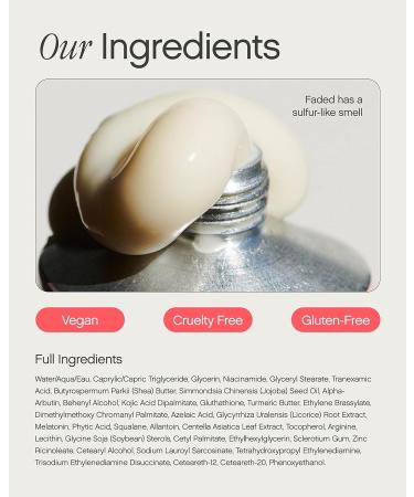 Faded Serum for Dark Spots & Discoloration, Tranexamic Acid & Niacinamide Formula - 1.7 Fl Oz - Buy Online on GoSupps.com