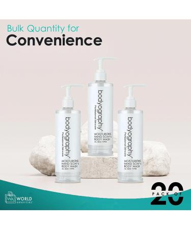 Bodyography Blanc Pump Bottle - Deep Moisture Body Wash & Hand Soap for Dry Skin | Shop Internationally - Buy Online on GoSupps.com