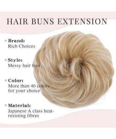 Premium Interchangeable Hair Extensions - Real Hair Updos & Voluminous Gold Blonde Ponytails | 45g - Buy Online on GoSupps.com
