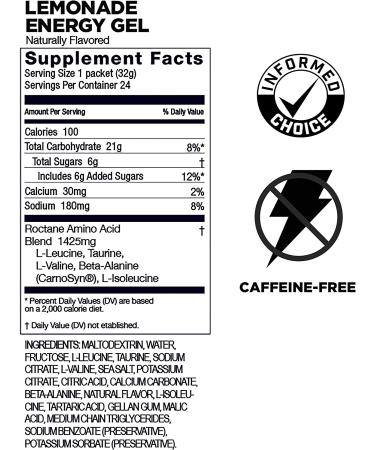 GU Energy Roctane Ultra Endurance Energy Gel 24-Count - Lemonade Flavor - Buy Online on GoSupps.com