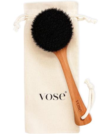 Natural Body Brush & Exfoliating Scrubber for Dry Brushing - Best Back Body Scrub for Glowing Skin - Buy Online on GoSupps.com