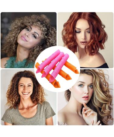 40pcs Spiral Hair Curlers for Long Hair | No Heat Curlers 22inch | Magic Curls Rollers with Styling Hooks | Heatless Styling Kit - Buy Online on GoSupps.com