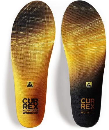 CURREX WorkPRO ESD Insole | Dynamic Support for Work Safety | Shock Absorbing Antistatic Insoles | Men's/Women's L (9-10.5 / 10.5-12) Medium Arch - Buy Online on GoSupps.com