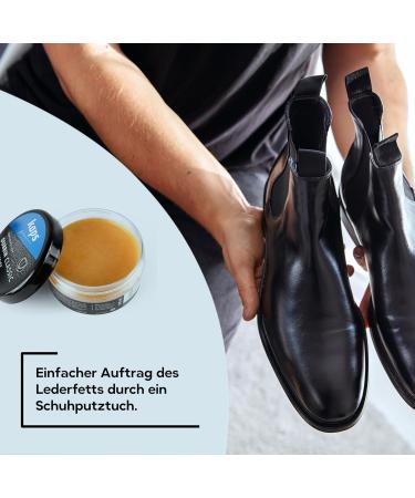 Kaps Wax Grease Dubbin Classic | Waterproofs, Softens, and Preserves Leather | 200 ml | Ideal for Shoes, Boots, Saddles, and Leather Goods - Buy Online on GoSupps.com