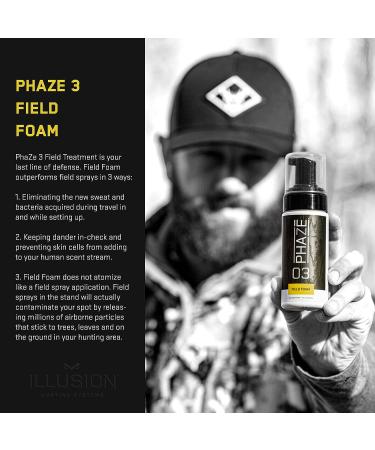 PhaZe 3 Field Foam - Ultimate Deer Hunter's Scent Elimination & Control - Buy Online on GoSupps.com
