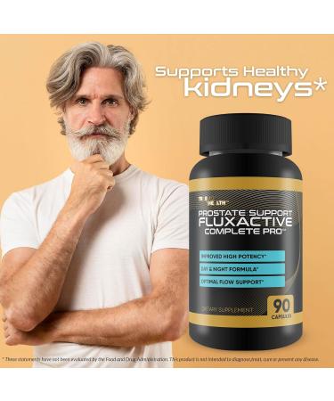 Prostate Support Fluxactive Complete Pro - Premium Prostate Formula with Panax Ginseng Promote T Prostate Health for Men s Health & Wellness - Aid Blood Flow & Stamina - Prostate Supplements for Men - Buy Online on GoSupps.com
