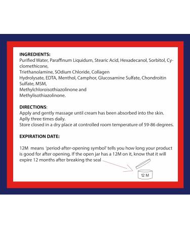 ALFLEXIL Glucosamine Plus Chondroitin Cream with MSM & Collagen Supports Healthy Joints Joint & Muscle Pain Relief Improves Mobility Fast Absorption and Moisturizes Skin 4 Oz. - 2 pack - Buy Online on GoSupps.com