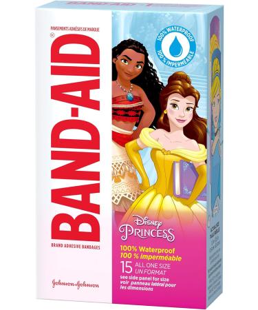 Band-Aid Disney Princess Bandages - 15 Count - Buy Online on GoSupps.com