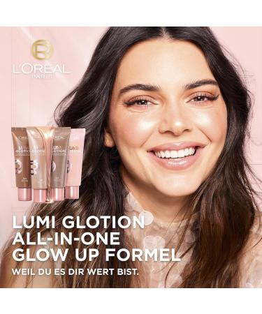 L'Or al Paris Liquid Highlighter with Glycerin & Shea Butter - Perfect Match Lumi Glotion 904 Deep Glow 40ml | Natural Face & Body Glow Enhancer - International Shipping Available - Buy Online on GoSupps.com