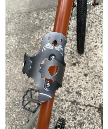 Portland Design Works Otter Cage - Steel Gray | Bike Water Bottle Holder - Buy Online on GoSupps.com