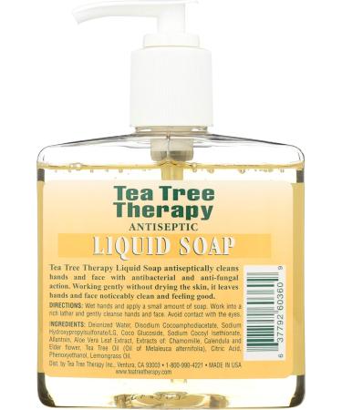 Tea Tree Therapy Antibacterial Liquid Soap With Tea Tree Oil - 8 Fl Oz - Buy Online on GoSupps.com