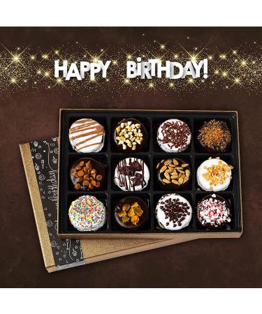 Barnetts Chocolate Cookies Birthday Gift Basket - Gourmet Happy Birthdays Cake Box for Men & Women | Unique Flavors for Husband, Wife, Mom, Dad, Boyfriend, Girlfriend - Buy Online on GoSupps.com