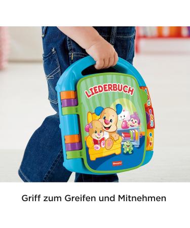 Fisher-Price Learning Fun Song Book | Baby Music Toy for 6 Months+ | Electronic Children's Book in German | Interactive Baby Toys with Music - CDH40 - Buy Online on GoSupps.com