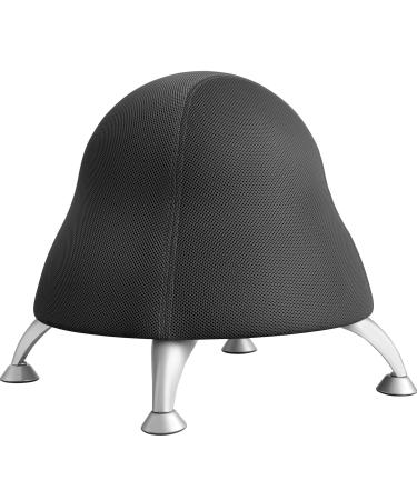 Safco Products 4755BL Runtz Ball Chair, Black Licorice, Anti-Burst Exercise Ball, Active Seating