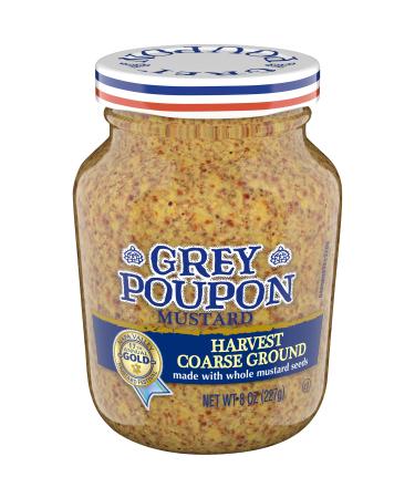 Grey Poupon Harvest Coarse Ground Mustard, 8 Ounce