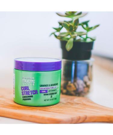 Garnier Fructis Style Curl Stretch Loosening Pudding 4oz Jar - For Naturally Curly Hair - Buy Online on GoSupps.com
