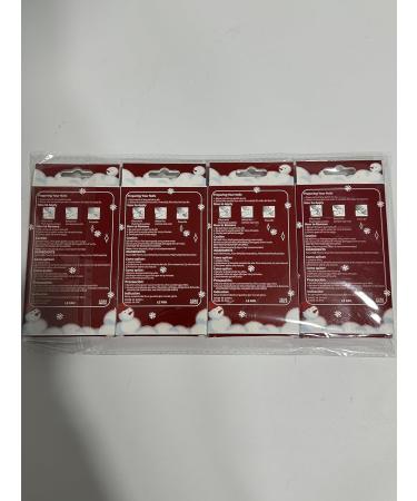 EBANKU 96 Pcs Christmas Coffin False Nails | Short Fake Nails Full Cover Kit with Adhesive Tabs | Snowflake Elk Design Nail Art for Women Girls - Buy Online on GoSupps.com