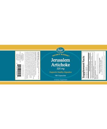 Baar Jerusalem Artichoke 320 mg 100 Capsules - Buy Online on GoSupps.com