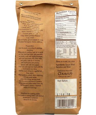 Dal Raccolto Strozzapreti Pasta 1.0 lb - Premium Italian Pasta for Authentic Flavors - Buy Online on GoSupps.com
