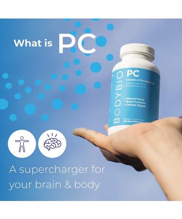 BodyBio PC Liposomal Phospholipid Complex - 100 Non-GMO Softgels for Optimal Health - Buy Online on GoSupps.com