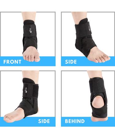 Lace Up Ankle Support Brace Stabilizer for Sprained Ankle - Small Size (Pack of 1) - Buy Online on GoSupps.com
