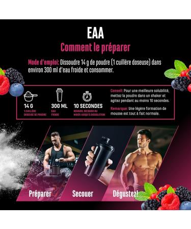  GEN GERMAN ELITE NUTRITION EAA powder 532g (38 servings) - The 9 essential amino acids incl. histidine & BCAA - Human Code formula - Vegan - Very good s - Buy Online on GoSupps.com