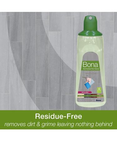 Bona Hard-Surface Floor Cleaner Refillable Spray Mop Cartridge  for Stone Tile Laminate and Vinyl LVT/LVP  34 Fl Oz 34oz Cartridge - Buy Online on GoSupps.com