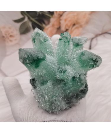 Home Decoration Large Size Green Ghost Phantom Quartz Crystal Cluster Specimen 1pcs Stones (Size : 400-500g) - Buy Online on GoSupps.com