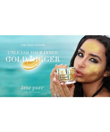  me pure 24k Gold Digger Scrub - 100% Natural Formula with Gold Flakes & Vitamin E for Wrinkles Pimples & Discoloration - 50 ml - Buy Online on GoSupps.com
