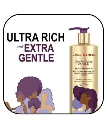 Pantene Gold Series Sulfate-Free Co-Wash with Argan Oil for Curly Hair 15.2 fl oz - Buy Online on GoSupps.com