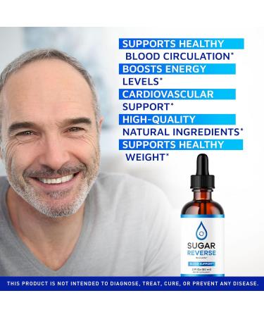 Sugar Reverse - Sugar Reverse Drops Sugar Sugar Reverse Reviews Sugar Reverse Drops Official Liquid Supplement Support SugarReverse Drop 1 Bottle for 1 Month - Buy Online on GoSupps.com